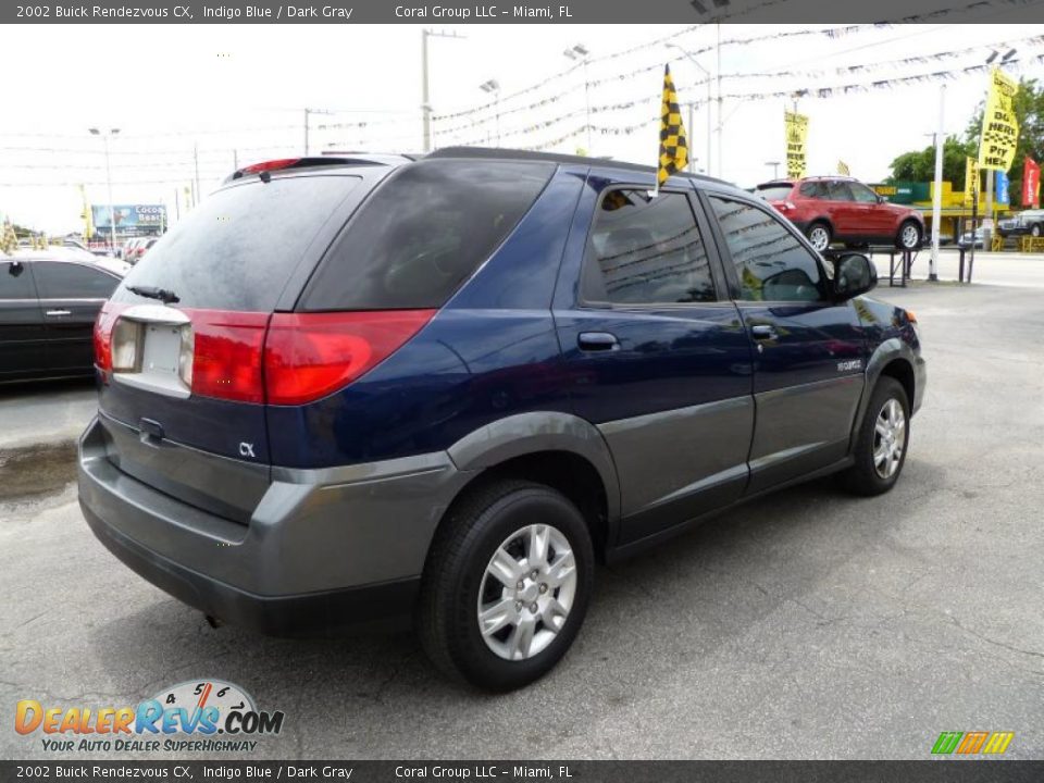 2002 Buick Rendezvous CX Indigo Blue / Dark Gray Photo #6