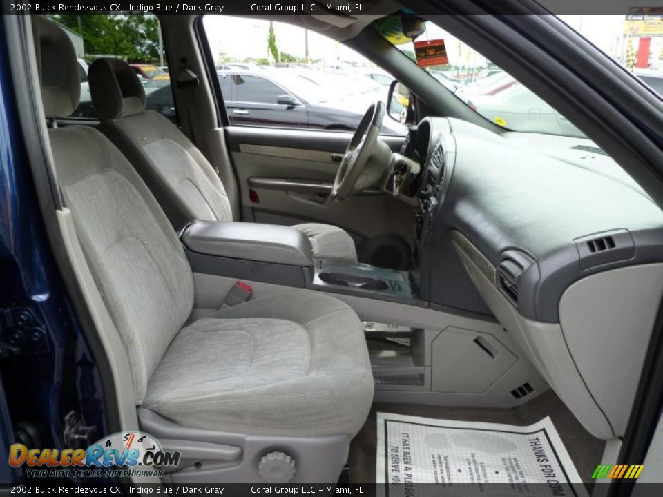 2002 Buick Rendezvous CX Indigo Blue / Dark Gray Photo #11