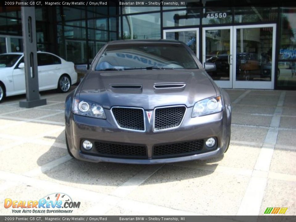 2009 Pontiac G8 GT Magnetic Gray Metallic / Onyx/Red Photo #3