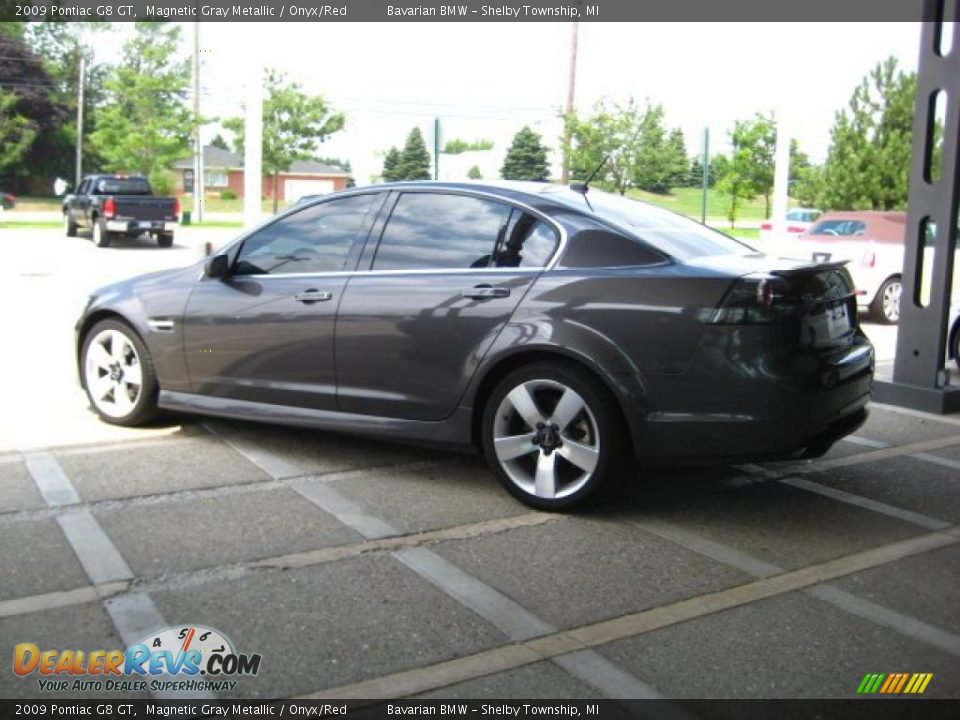 2009 Pontiac G8 GT Magnetic Gray Metallic / Onyx/Red Photo #5