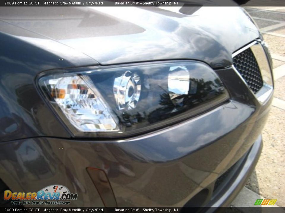2009 Pontiac G8 GT Magnetic Gray Metallic / Onyx/Red Photo #11