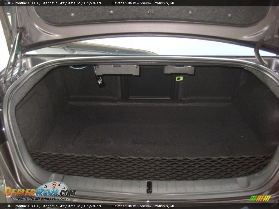 2009 Pontiac G8 GT Magnetic Gray Metallic / Onyx/Red Photo #16