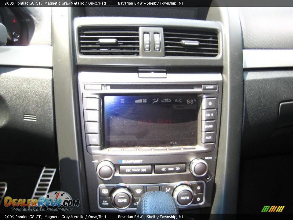 2009 Pontiac G8 GT Magnetic Gray Metallic / Onyx/Red Photo #19
