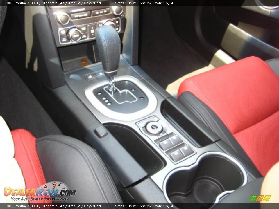 2009 Pontiac G8 GT Magnetic Gray Metallic / Onyx/Red Photo #20