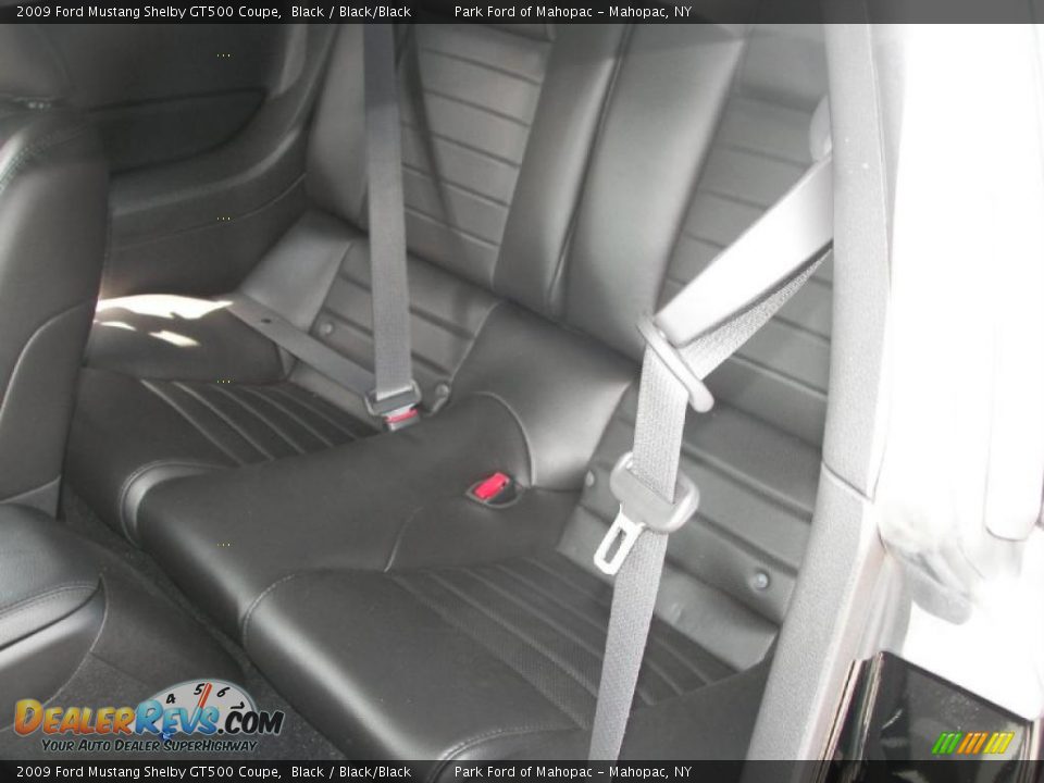 Black/Black Interior - 2009 Ford Mustang Shelby GT500 Coupe Photo #6