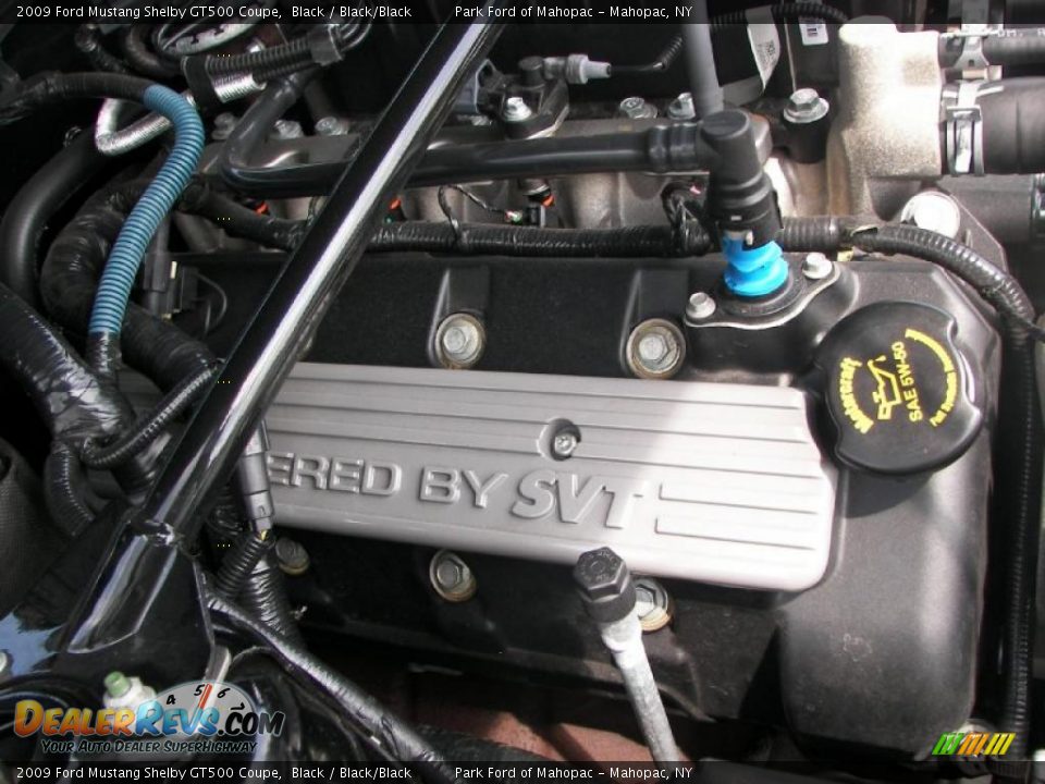 2009 Ford Mustang Shelby GT500 Coupe 5.4 Liter Supercharged DOHC 32-Valve V8 Engine Photo #11