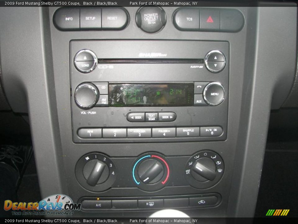 Controls of 2009 Ford Mustang Shelby GT500 Coupe Photo #19