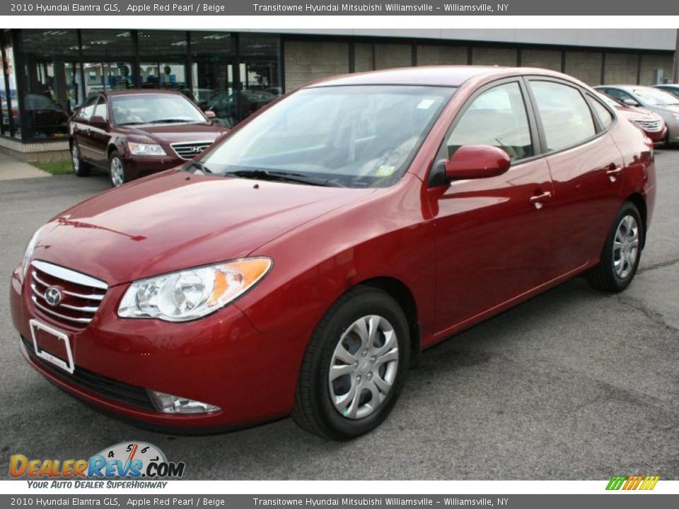 2010 Hyundai Elantra GLS Apple Red Pearl / Beige Photo #1