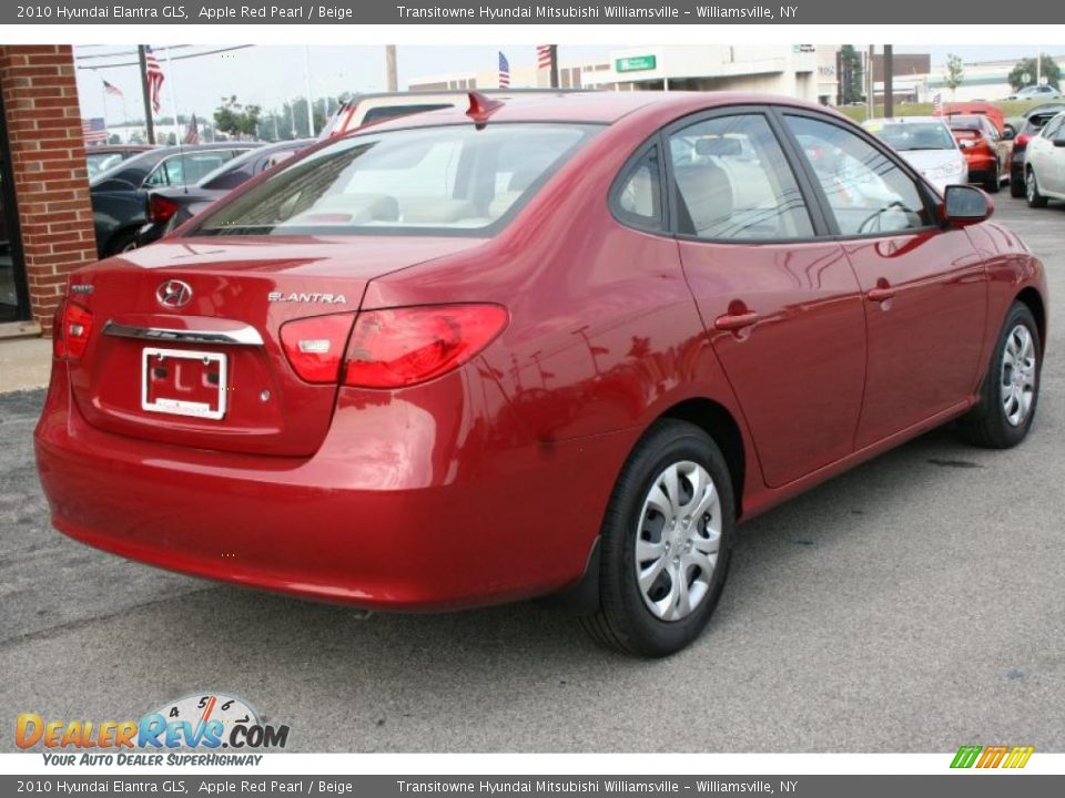 2010 Hyundai Elantra GLS Apple Red Pearl / Beige Photo #2