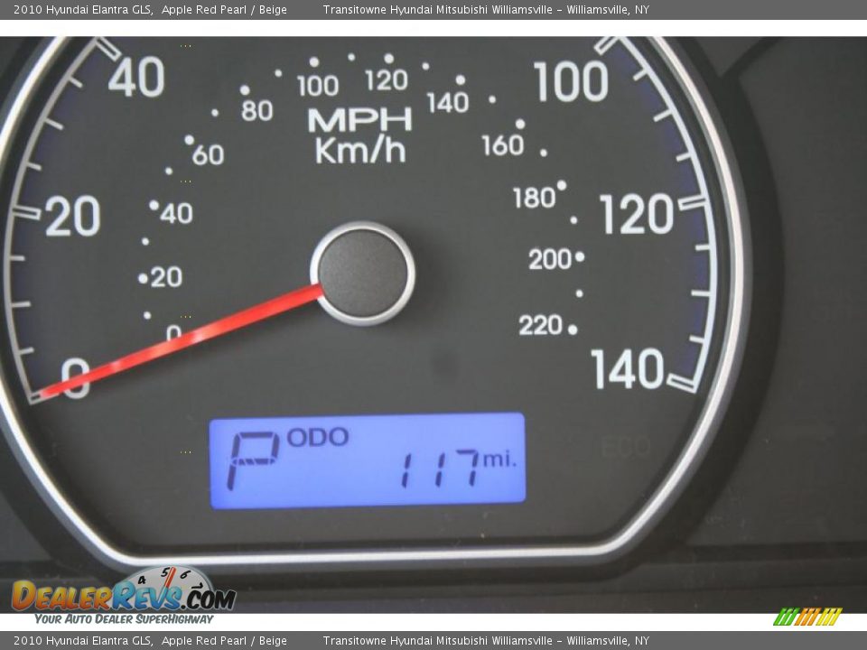 2010 Hyundai Elantra GLS Apple Red Pearl / Beige Photo #3
