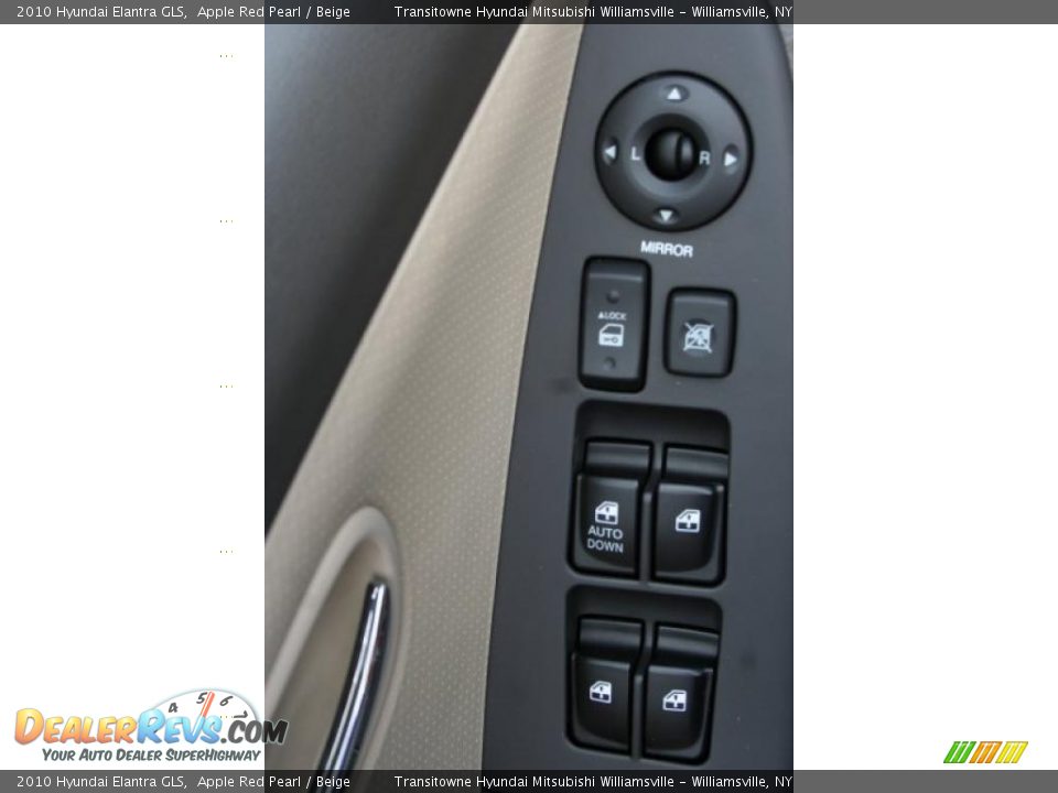 2010 Hyundai Elantra GLS Apple Red Pearl / Beige Photo #6