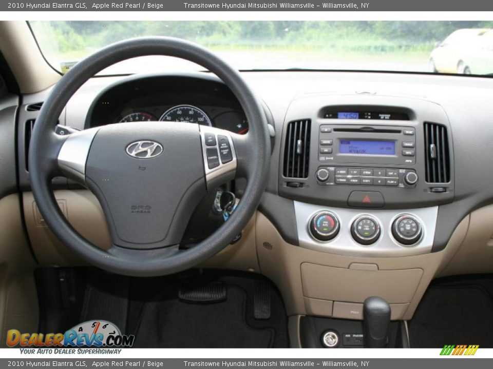 2010 Hyundai Elantra GLS Apple Red Pearl / Beige Photo #7