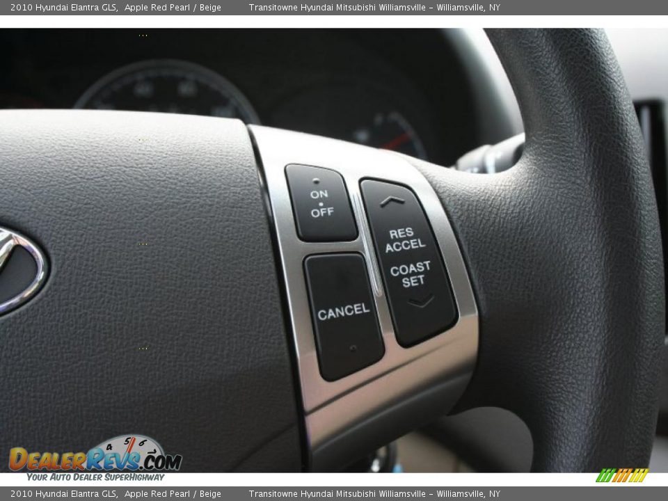 2010 Hyundai Elantra GLS Apple Red Pearl / Beige Photo #9