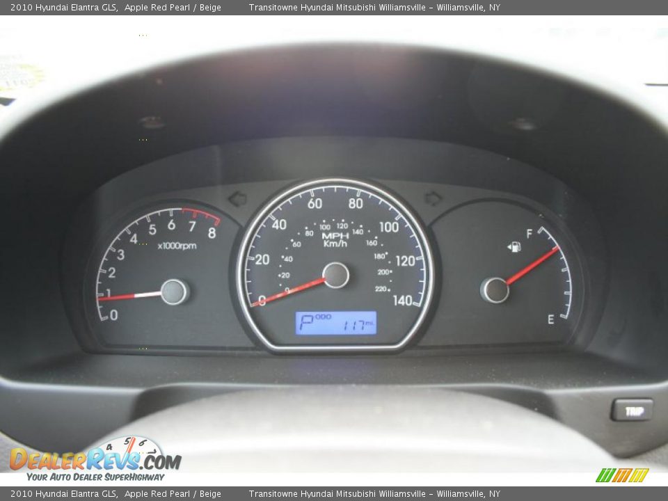 2010 Hyundai Elantra GLS Apple Red Pearl / Beige Photo #11