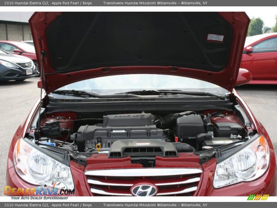2010 Hyundai Elantra GLS Apple Red Pearl / Beige Photo #14