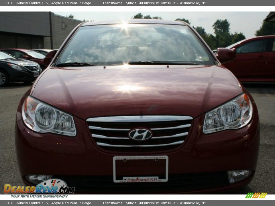 2010 Hyundai Elantra GLS Apple Red Pearl / Beige Photo #16