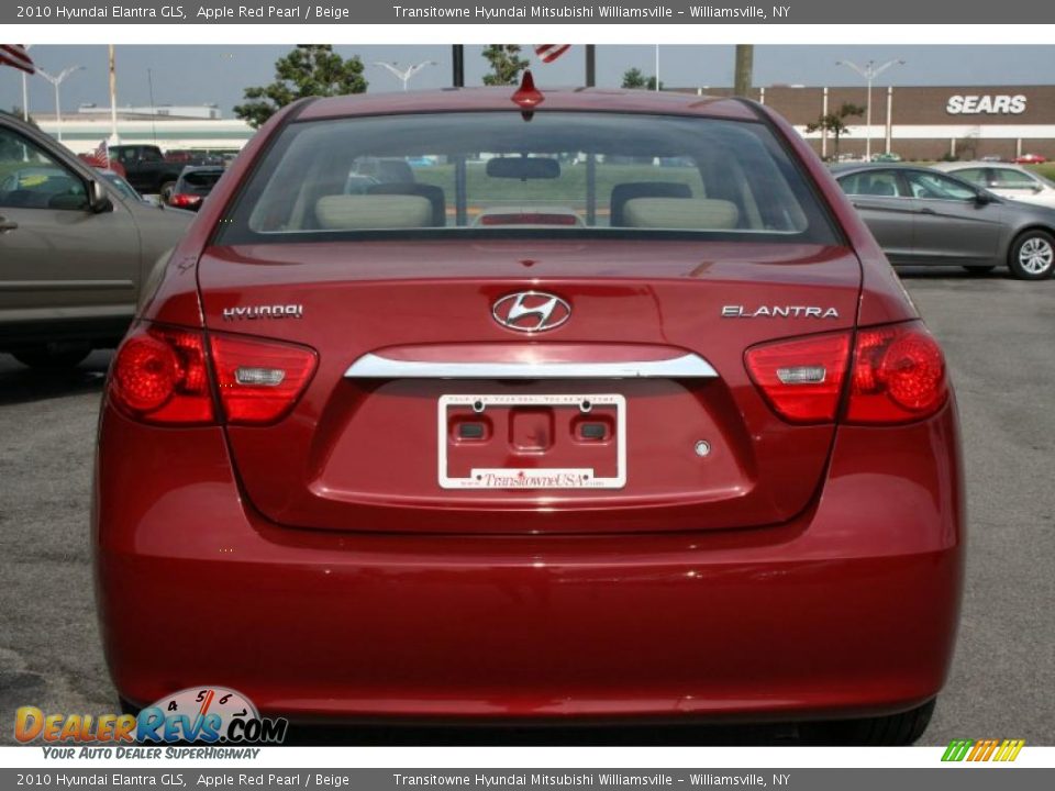 2010 Hyundai Elantra GLS Apple Red Pearl / Beige Photo #19