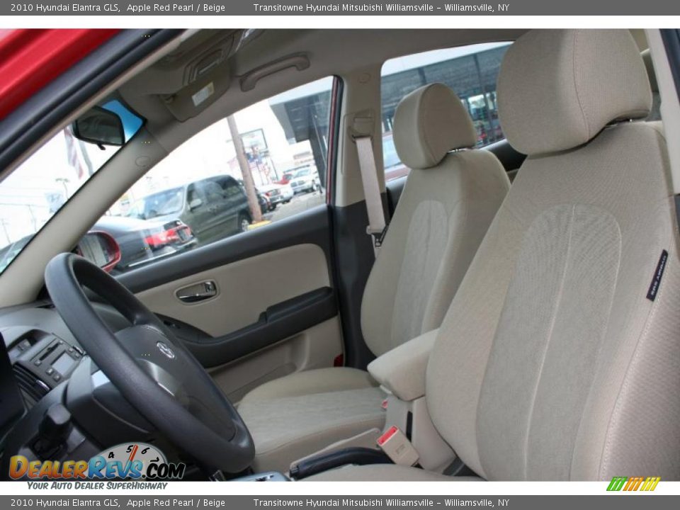 2010 Hyundai Elantra GLS Apple Red Pearl / Beige Photo #22