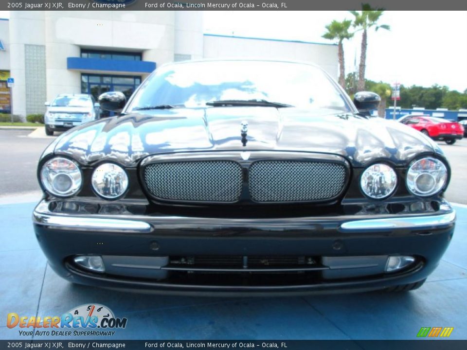 2005 Jaguar XJ XJR Ebony / Champagne Photo #8