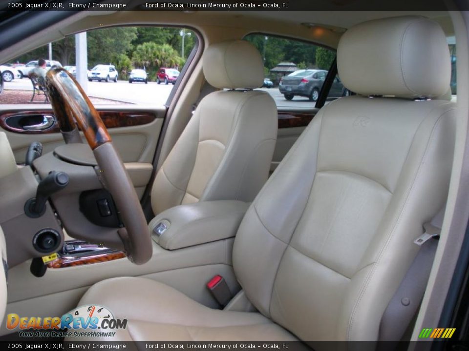 2005 Jaguar XJ XJR Ebony / Champagne Photo #12