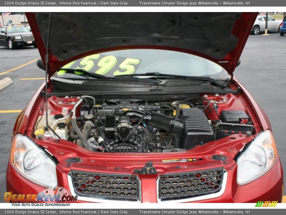 2004 Dodge Stratus SE Sedan Inferno Red Pearlcoat / Dark Slate Gray Photo #18
