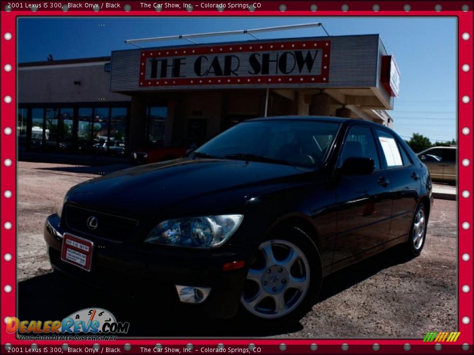 2001 Lexus IS 300 Black Onyx / Black Photo #1