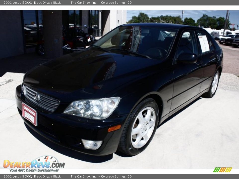 2001 Lexus IS 300 Black Onyx / Black Photo #2