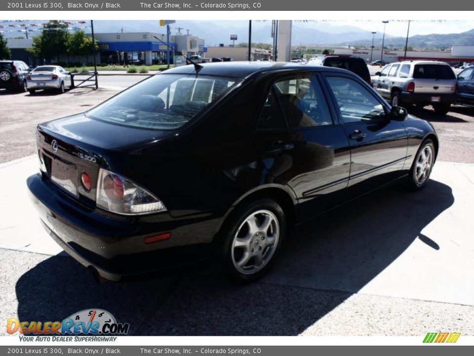 2001 Lexus IS 300 Black Onyx / Black Photo #4