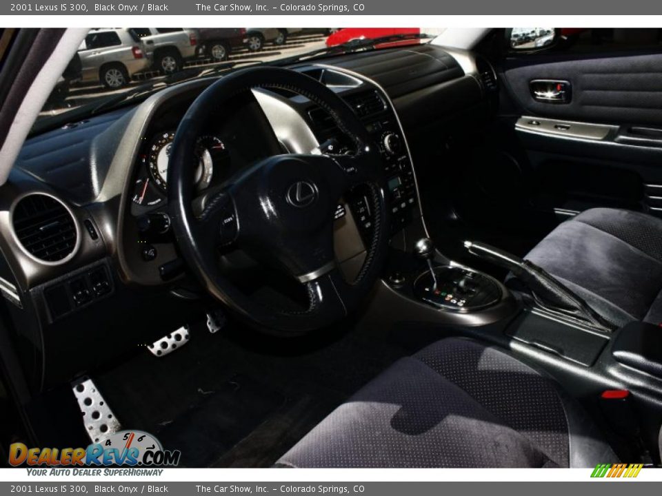 2001 Lexus IS 300 Black Onyx / Black Photo #7