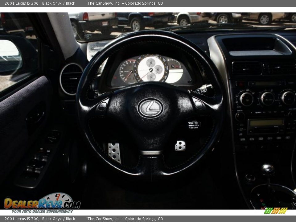 2001 Lexus IS 300 Black Onyx / Black Photo #8