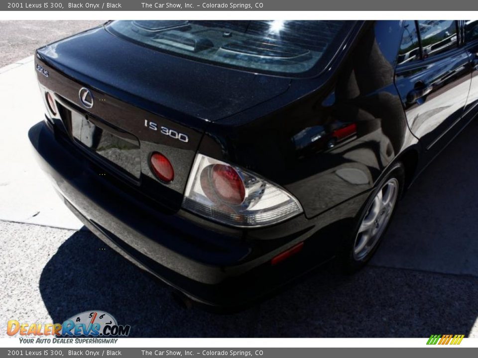 2001 Lexus IS 300 Black Onyx / Black Photo #18