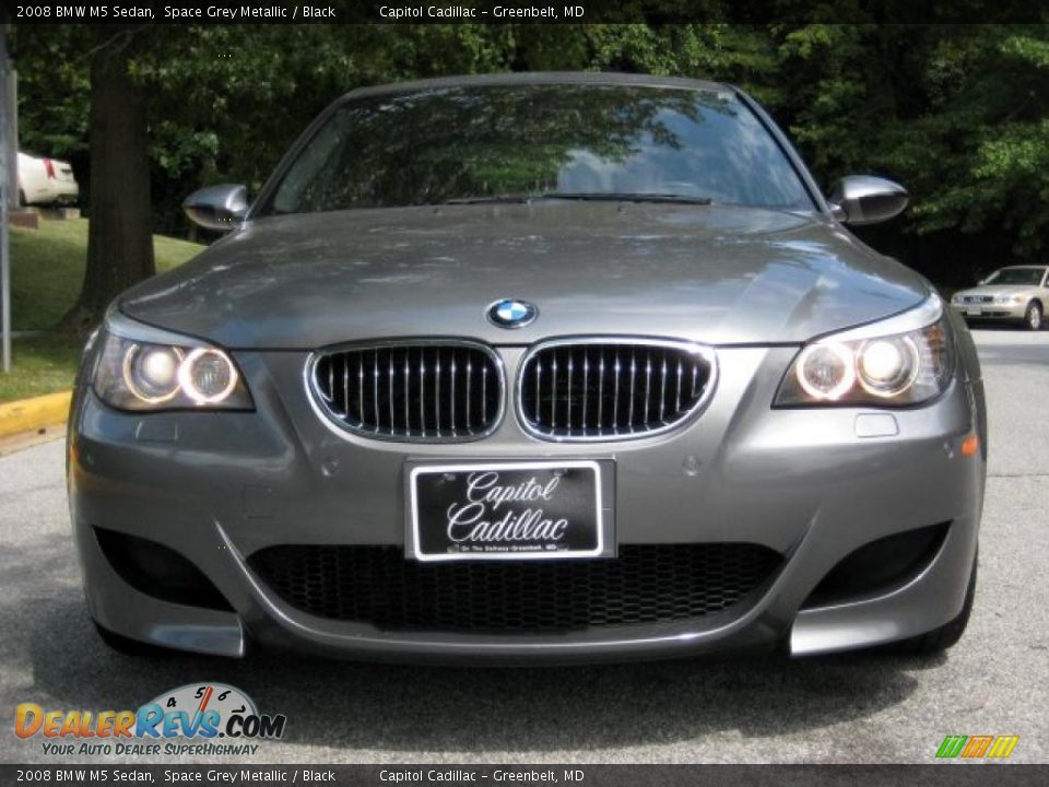 2008 BMW M5 Sedan Space Grey Metallic / Black Photo #7