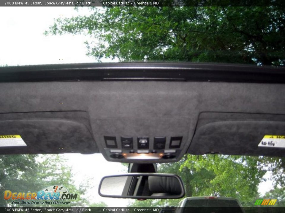 2008 BMW M5 Sedan Space Grey Metallic / Black Photo #14