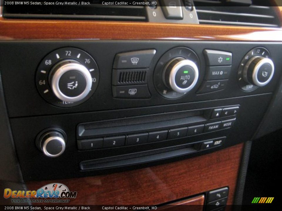 2008 BMW M5 Sedan Space Grey Metallic / Black Photo #18