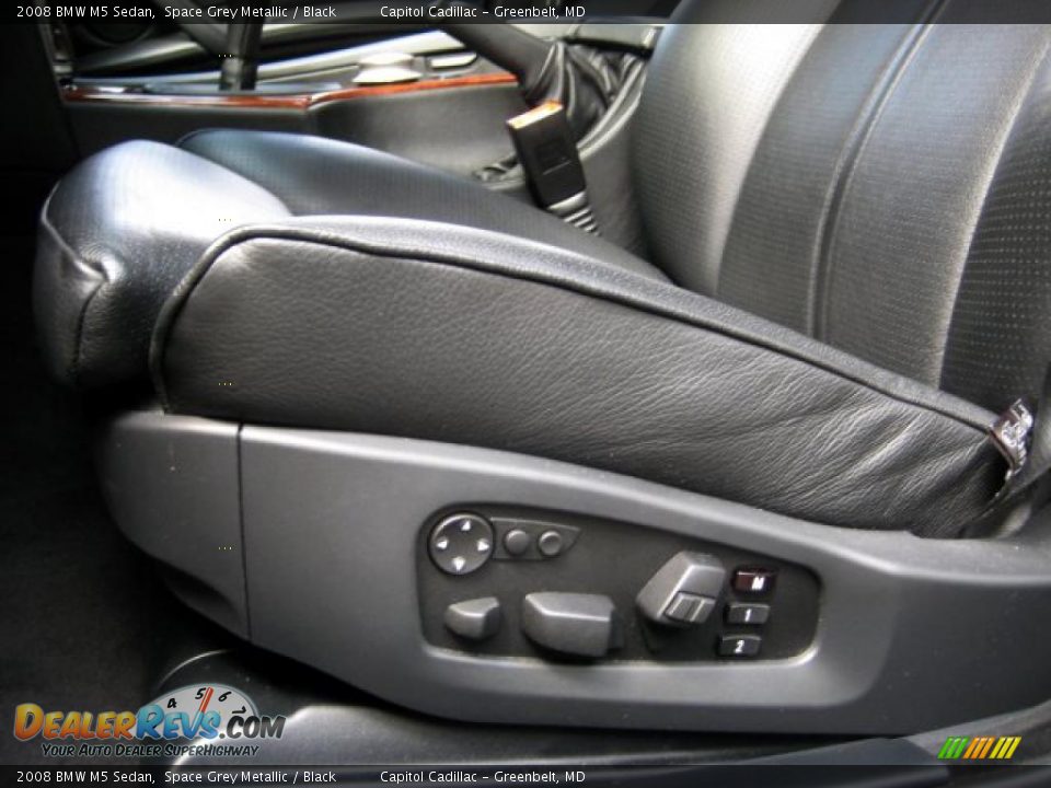 2008 BMW M5 Sedan Space Grey Metallic / Black Photo #22