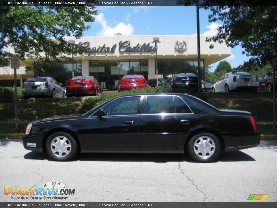 2005 Cadillac DeVille Sedan Black Raven / Black Photo #1