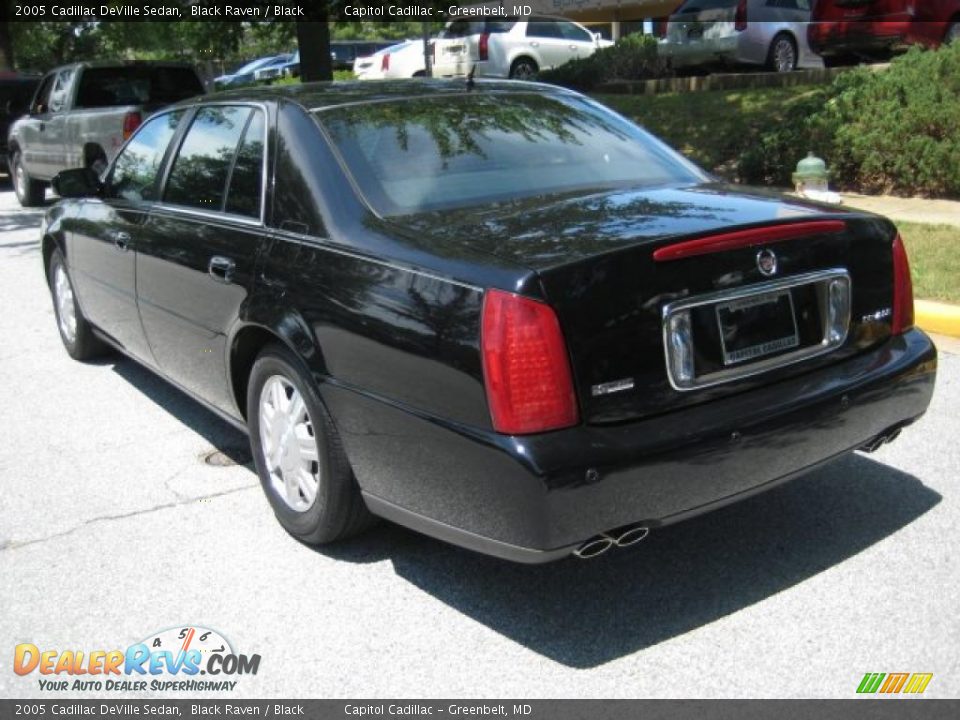 2005 Cadillac DeVille Sedan Black Raven / Black Photo #2