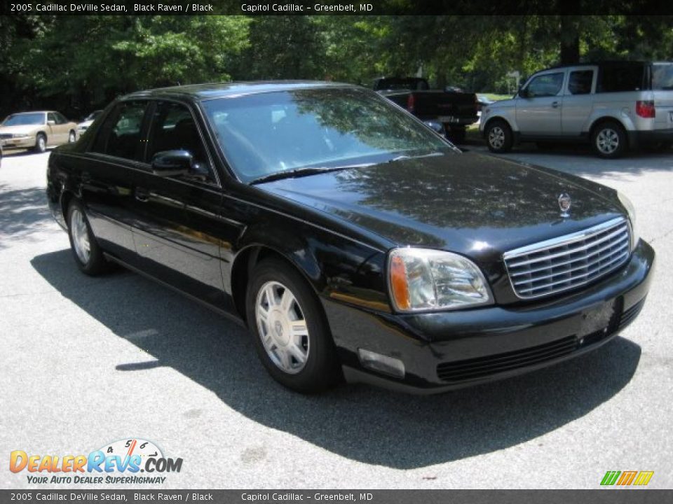 2005 Cadillac DeVille Sedan Black Raven / Black Photo #6