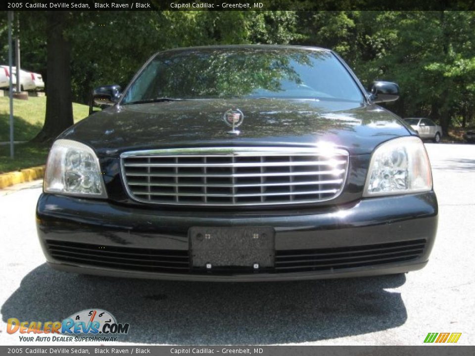 2005 Cadillac DeVille Sedan Black Raven / Black Photo #7