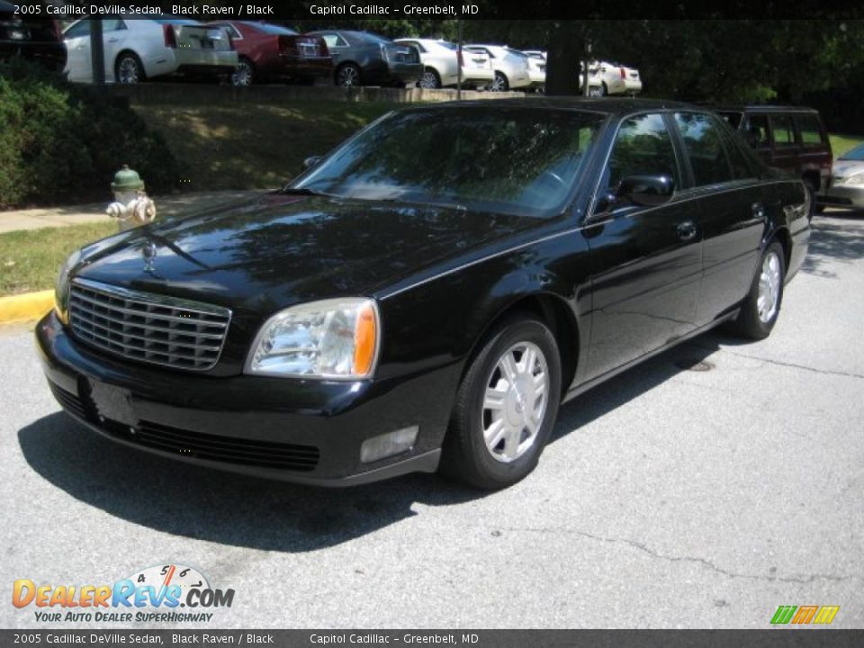 2005 Cadillac DeVille Sedan Black Raven / Black Photo #8