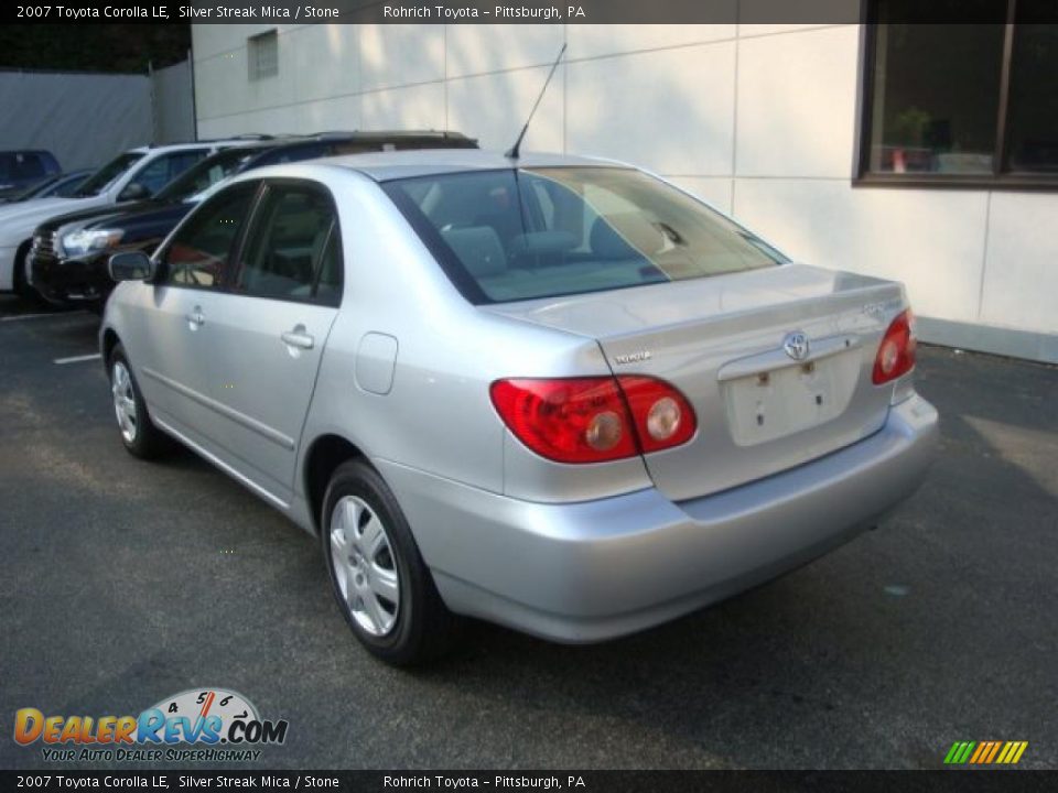 2007 Toyota Corolla LE Silver Streak Mica / Stone Photo #2
