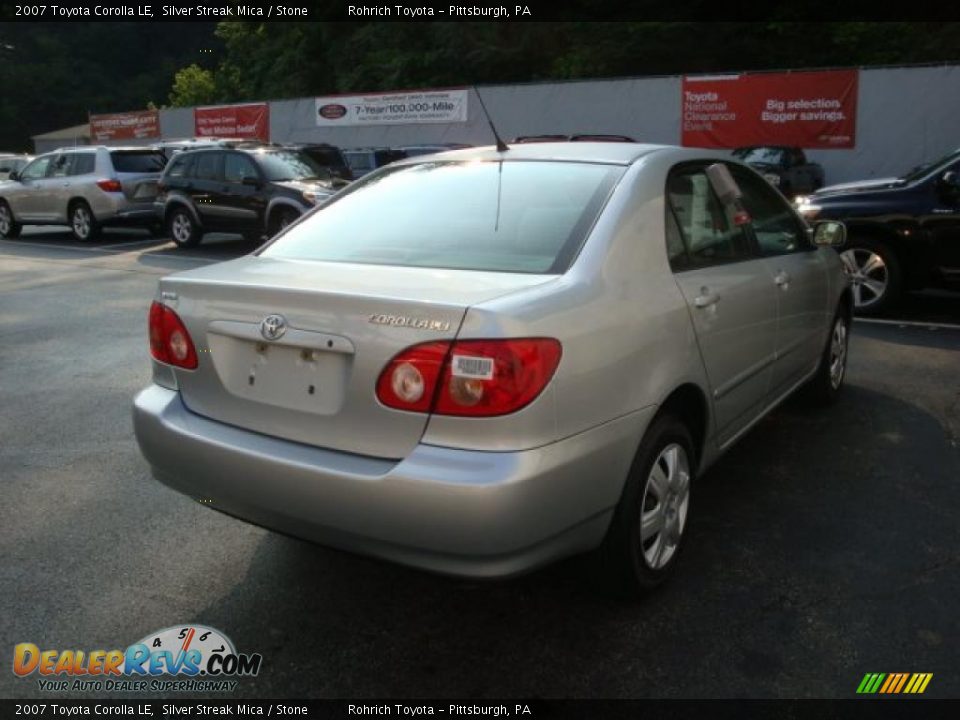 2007 Toyota Corolla LE Silver Streak Mica / Stone Photo #4