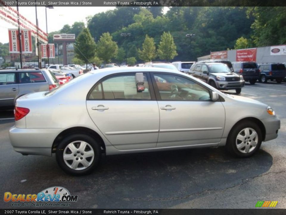 2007 Toyota Corolla LE Silver Streak Mica / Stone Photo #5