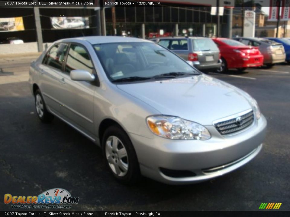 2007 Toyota Corolla LE Silver Streak Mica / Stone Photo #6