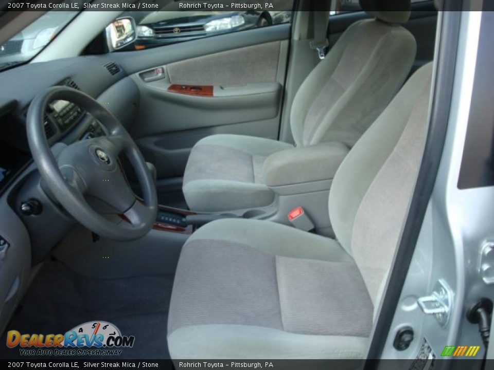 2007 Toyota Corolla LE Silver Streak Mica / Stone Photo #7