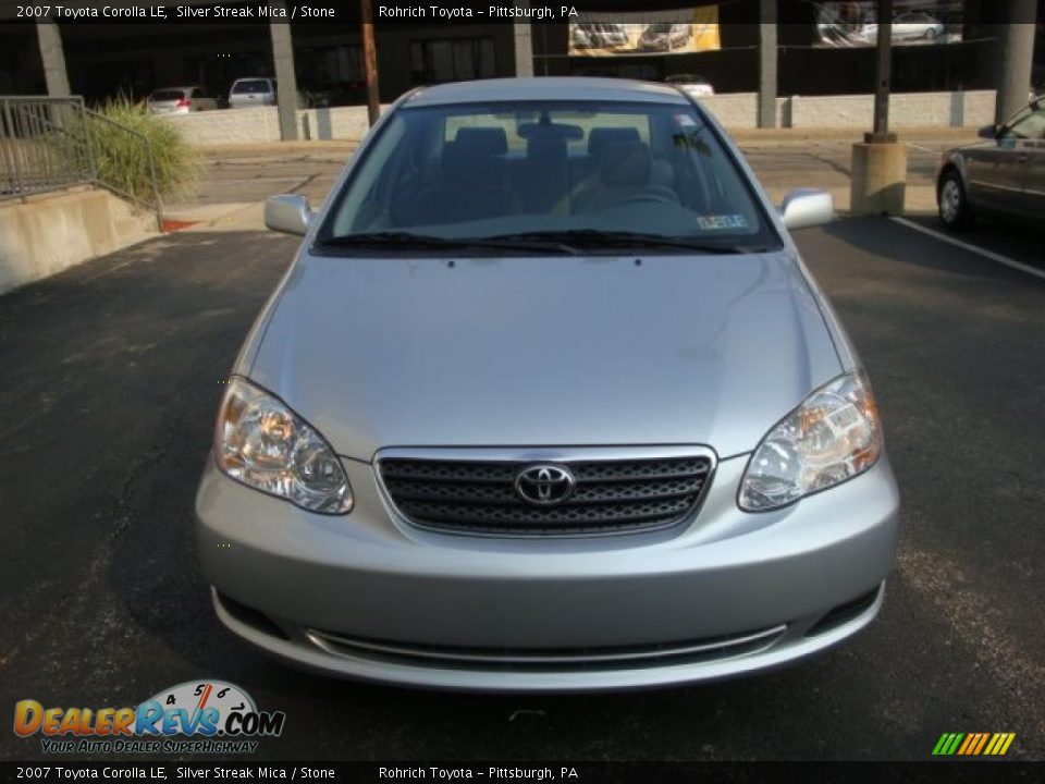 2007 Toyota Corolla LE Silver Streak Mica / Stone Photo #10
