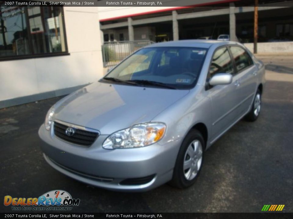 2007 Toyota Corolla LE Silver Streak Mica / Stone Photo #11