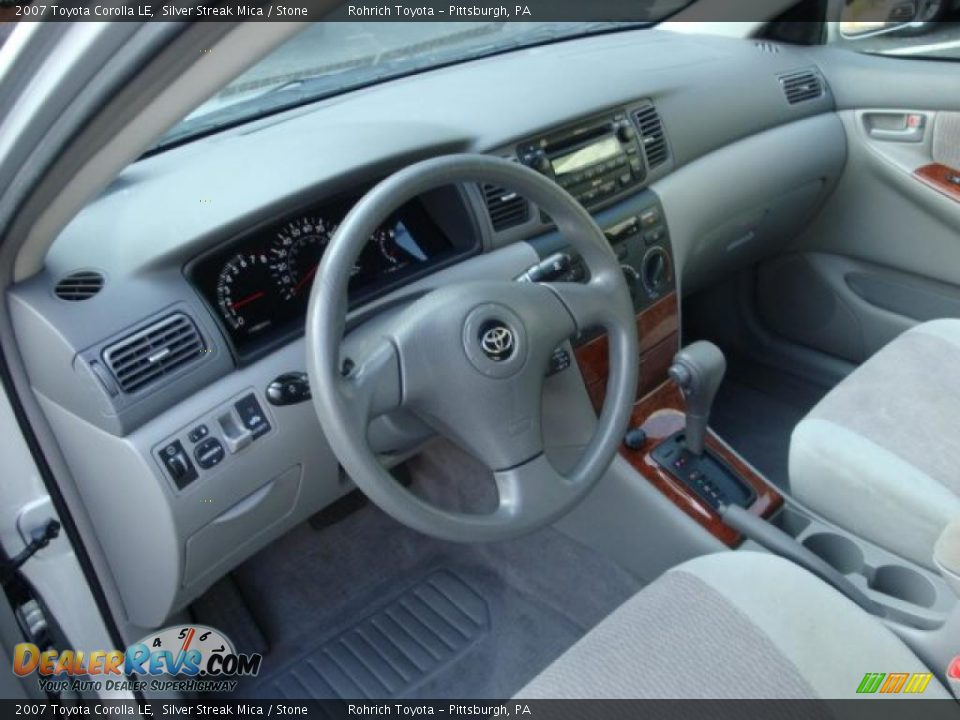 2007 Toyota Corolla LE Silver Streak Mica / Stone Photo #16