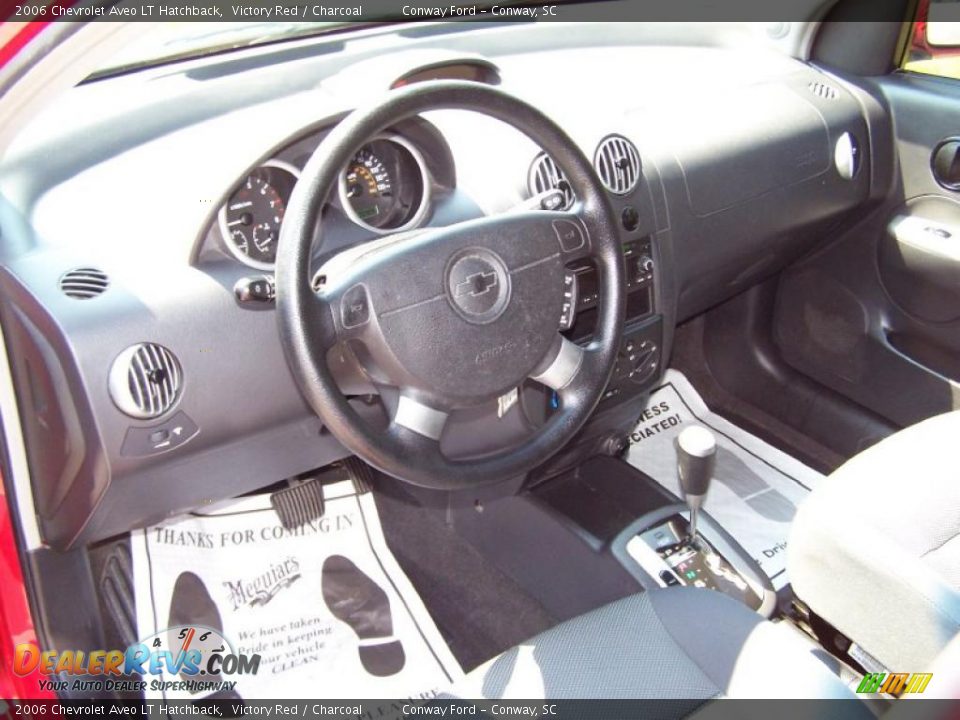 2006 Chevrolet Aveo LT Hatchback Victory Red / Charcoal Photo #20