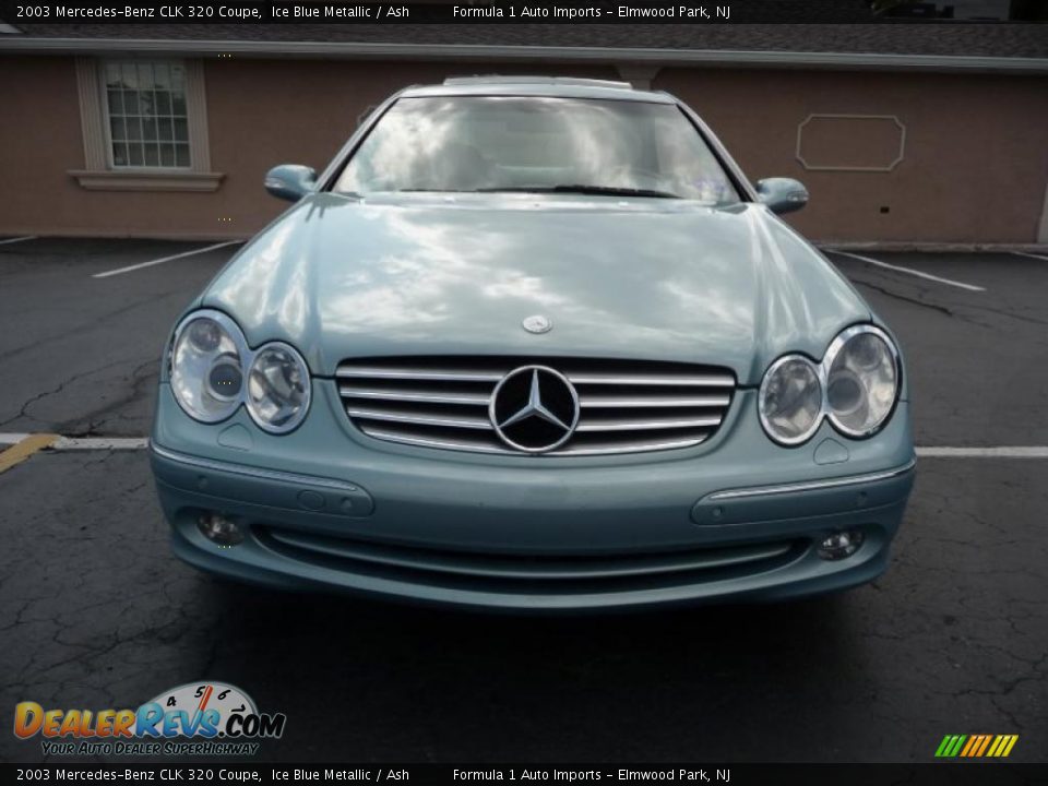 2003 Mercedes-Benz CLK 320 Coupe Ice Blue Metallic / Ash Photo #6